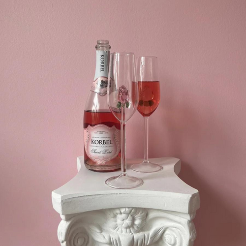 La Belle Rose - Flûte à champagne